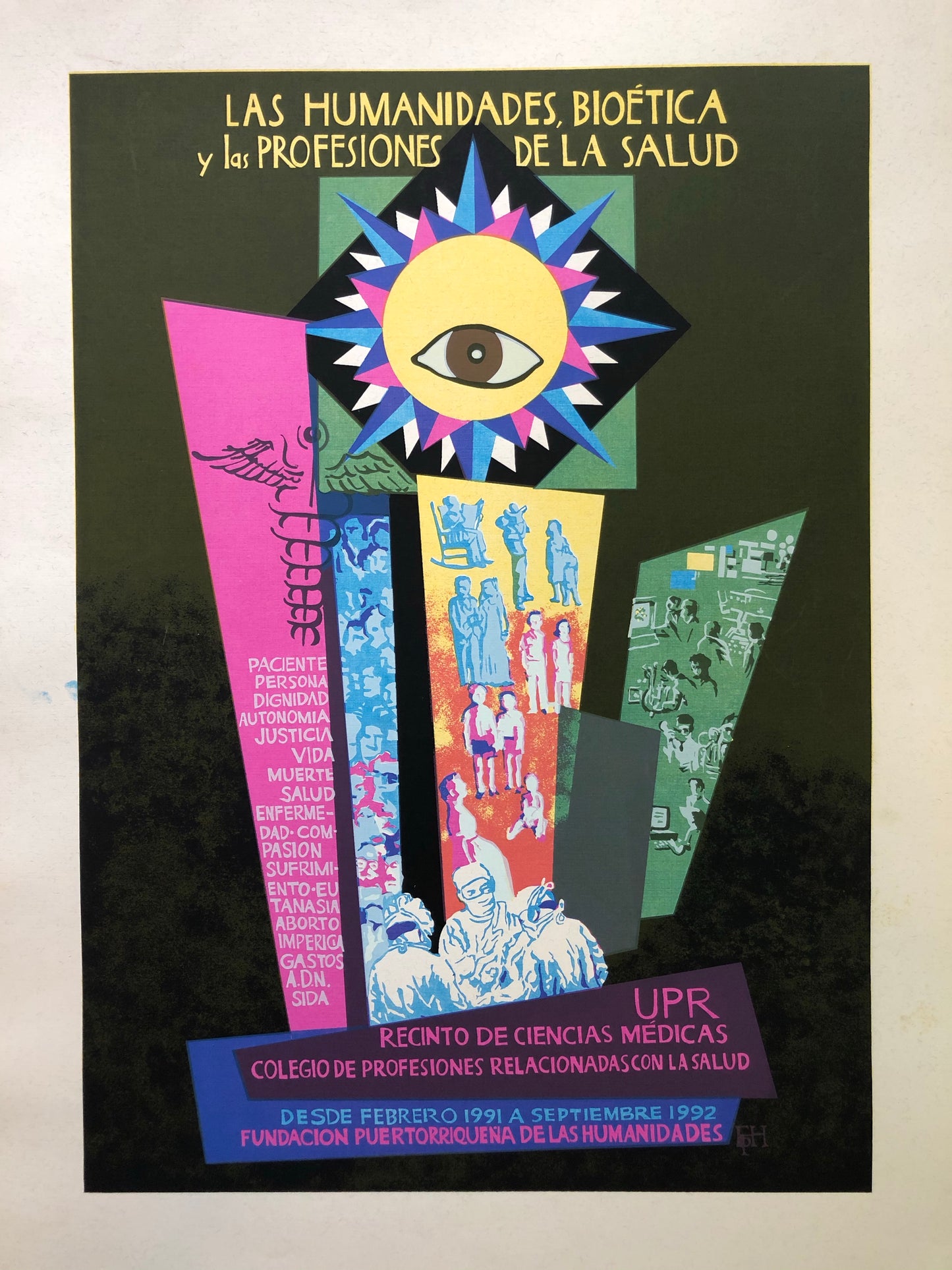 Cartel - Las Humanidades, Bioética y las Profesiones de la Salud