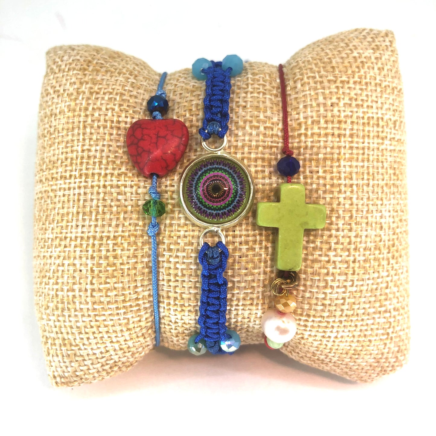Visión - Mandala bracelet trio