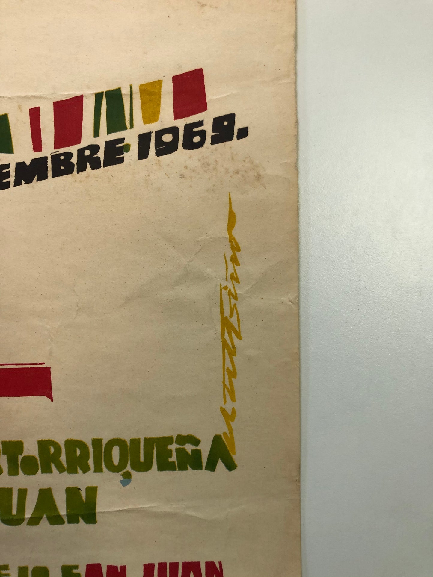 Cartel - 1ra Feria de Artesanías de San Juan