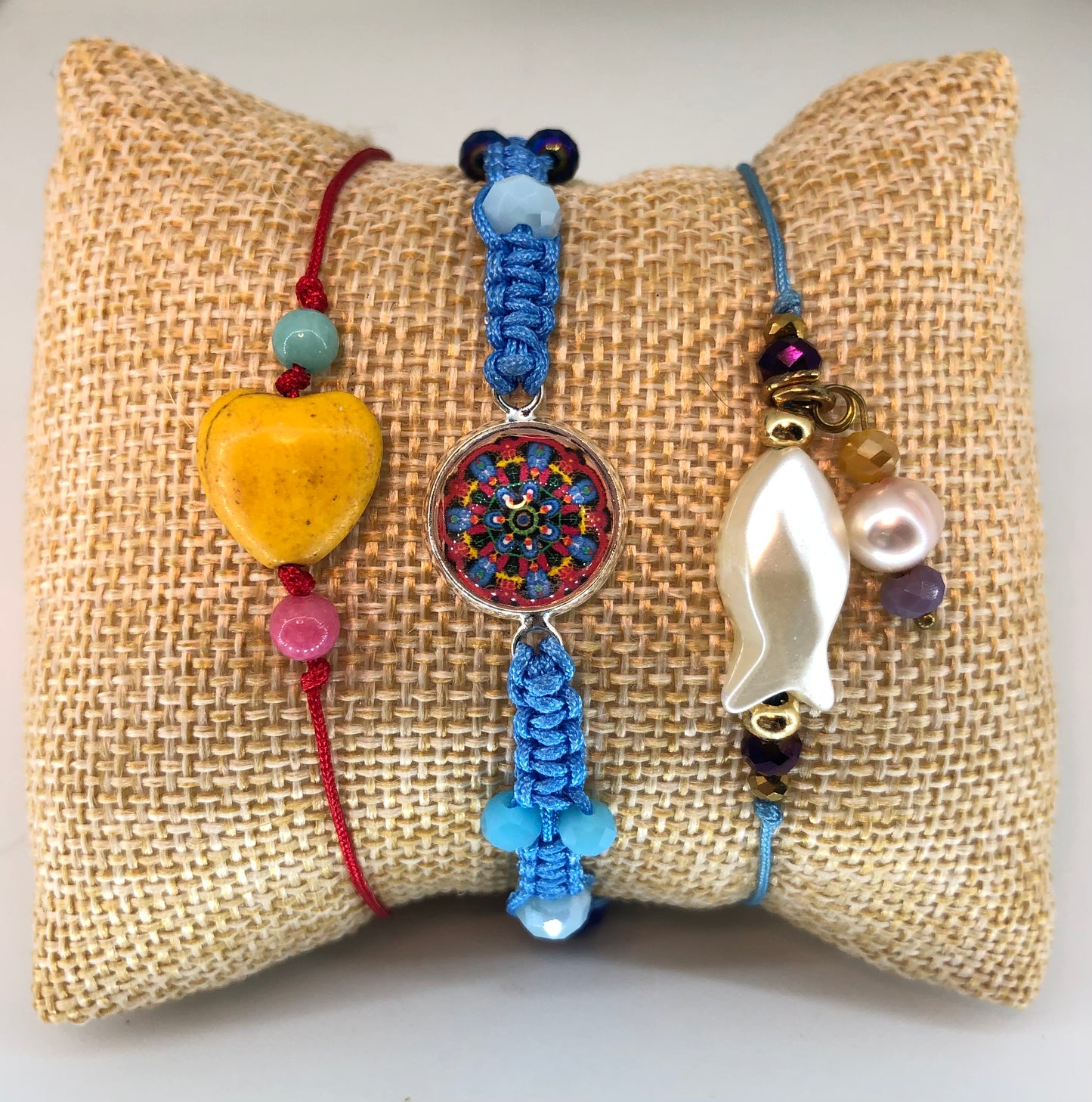 Revelación - Mandala bracelet trio