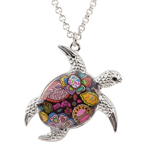 Turtle Necklaces Pendants Chain Collar