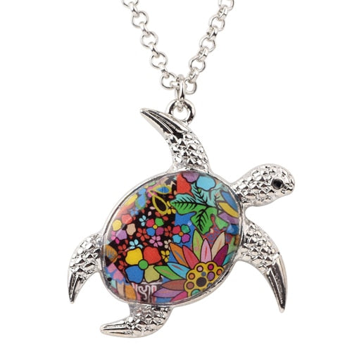 Turtle Necklaces Pendants Chain Collar