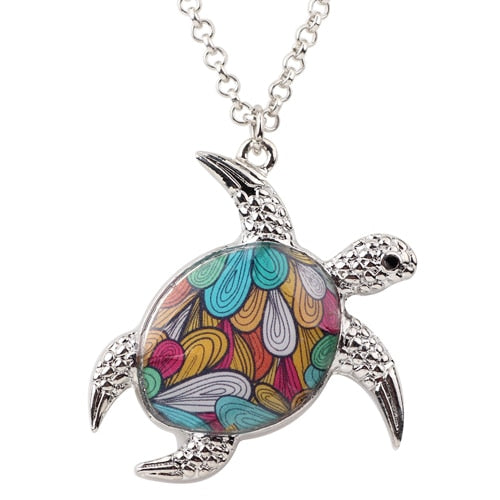 Turtle Necklaces Pendants Chain Collar
