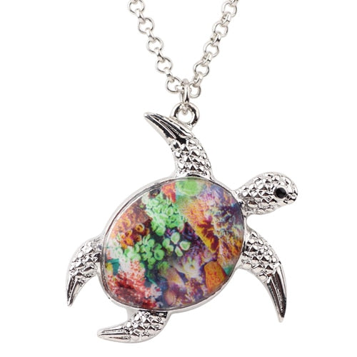 Turtle Necklaces Pendants Chain Collar
