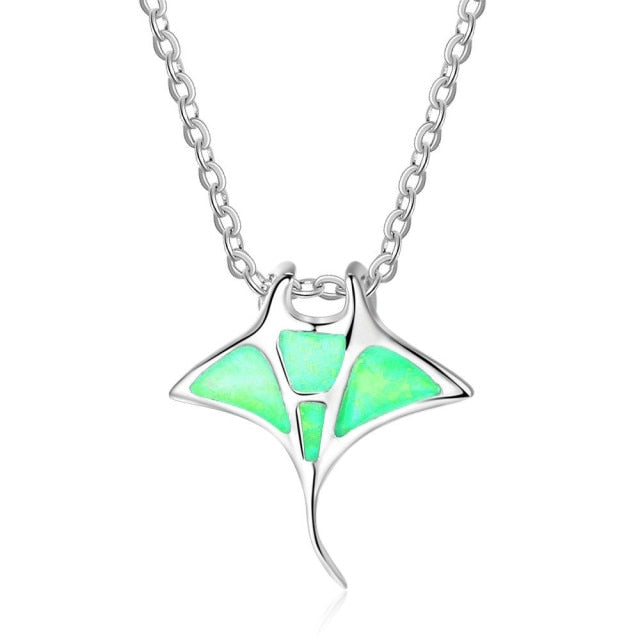 Blue Manta necklace