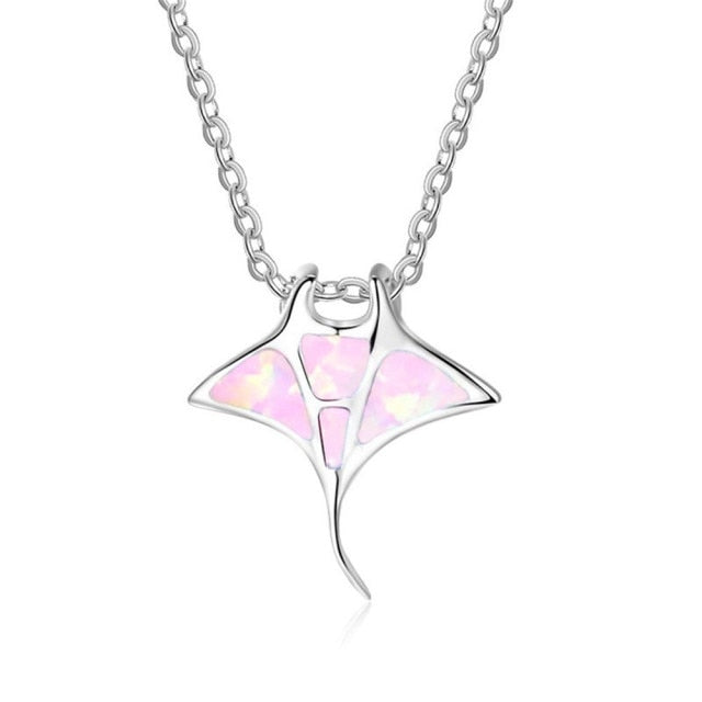 Blue Manta necklace