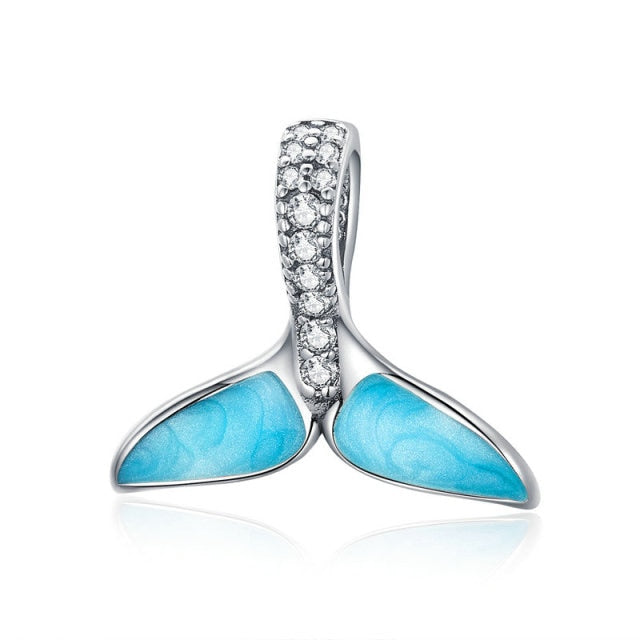 925 Sterling Silver TAIL Charm