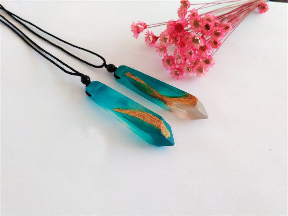 BOHO Mahogany Solid Wood Personalized Pendant
