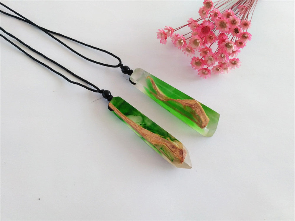 BOHO Mahogany Solid Wood Personalized Pendant