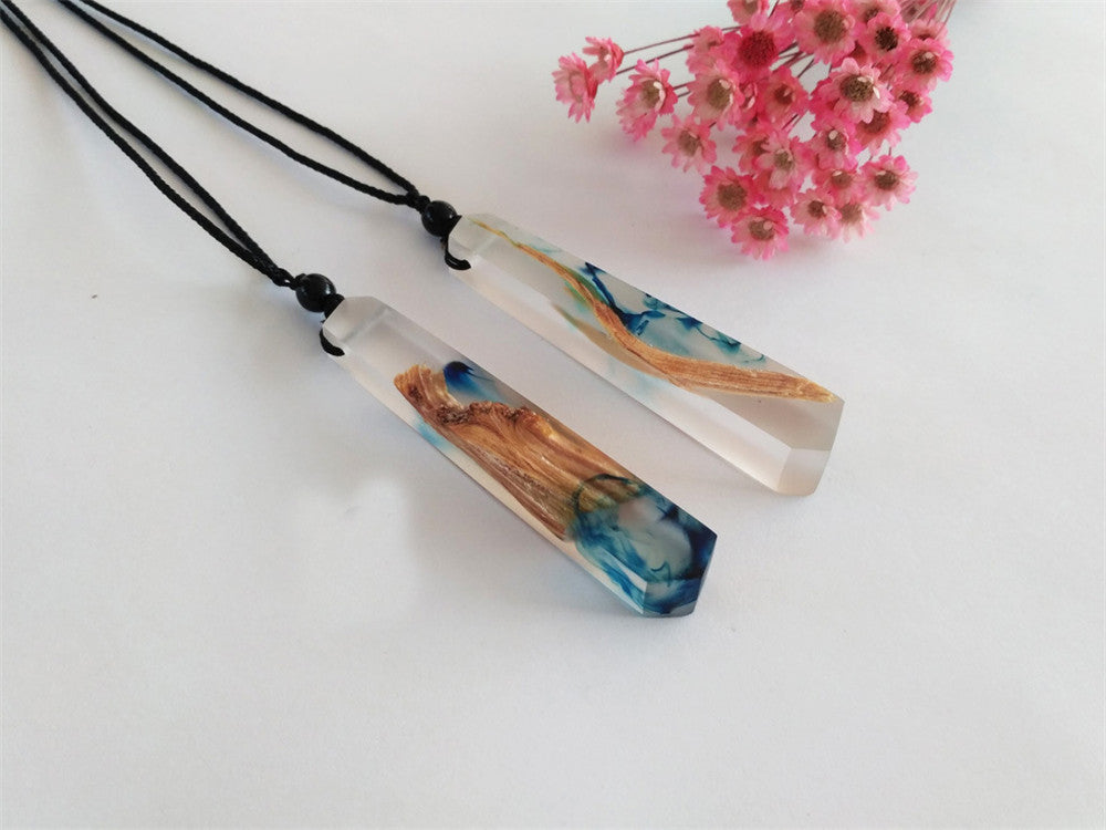 BOHO Mahogany Solid Wood Personalized Pendant