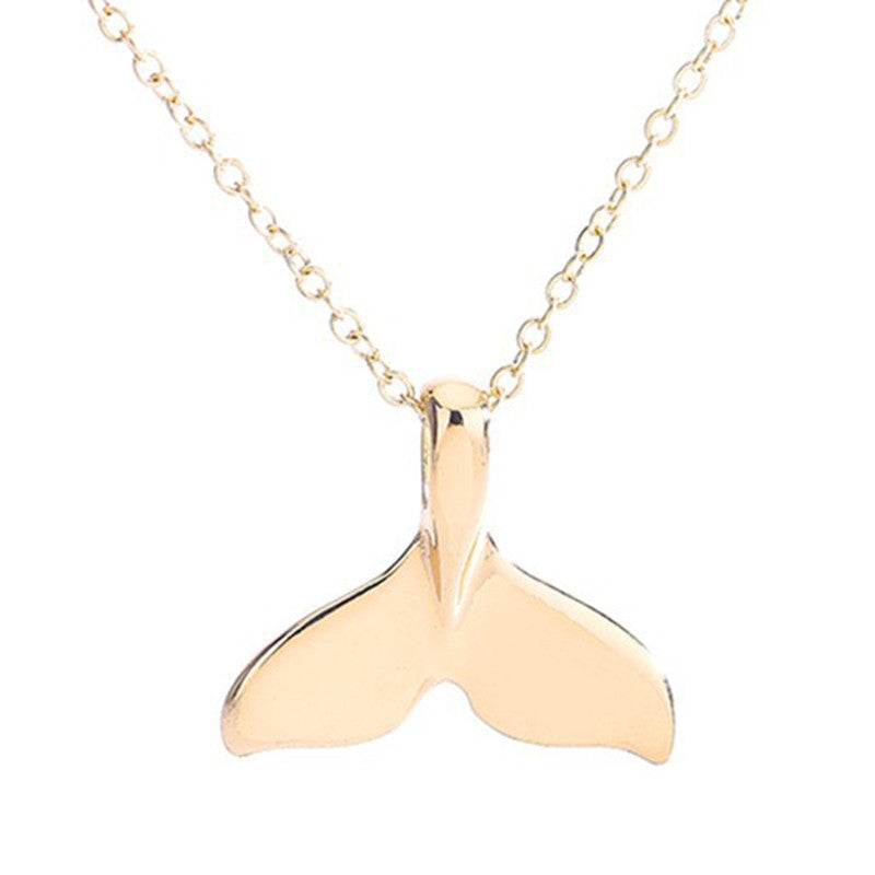 Nautical Charm Mermaid Tail Necklace