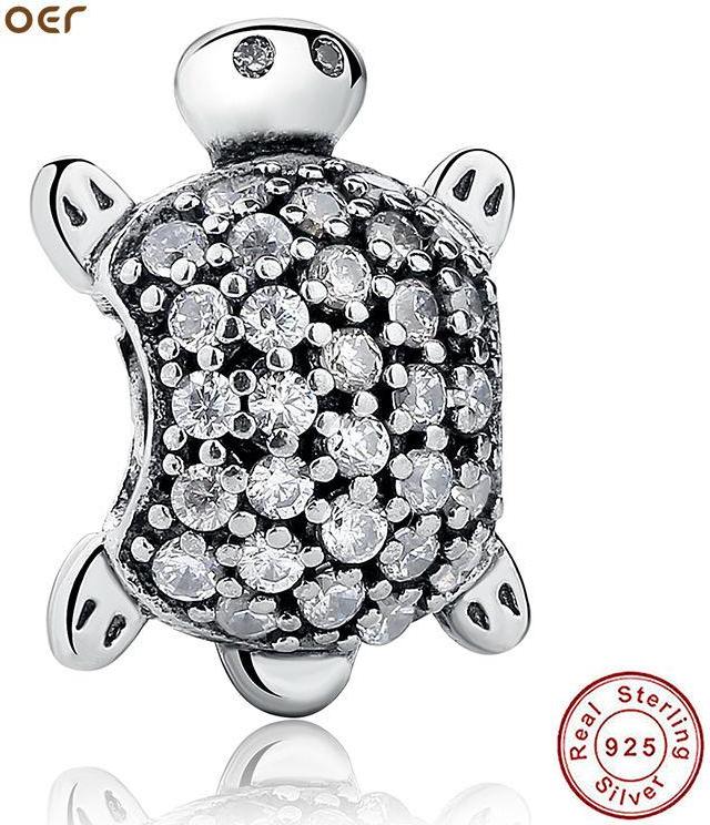 Sterling Silver 925 Sea Turtle Charm