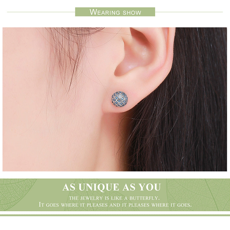 925 Sterling Silver Legend Of The Sea Earrinngs