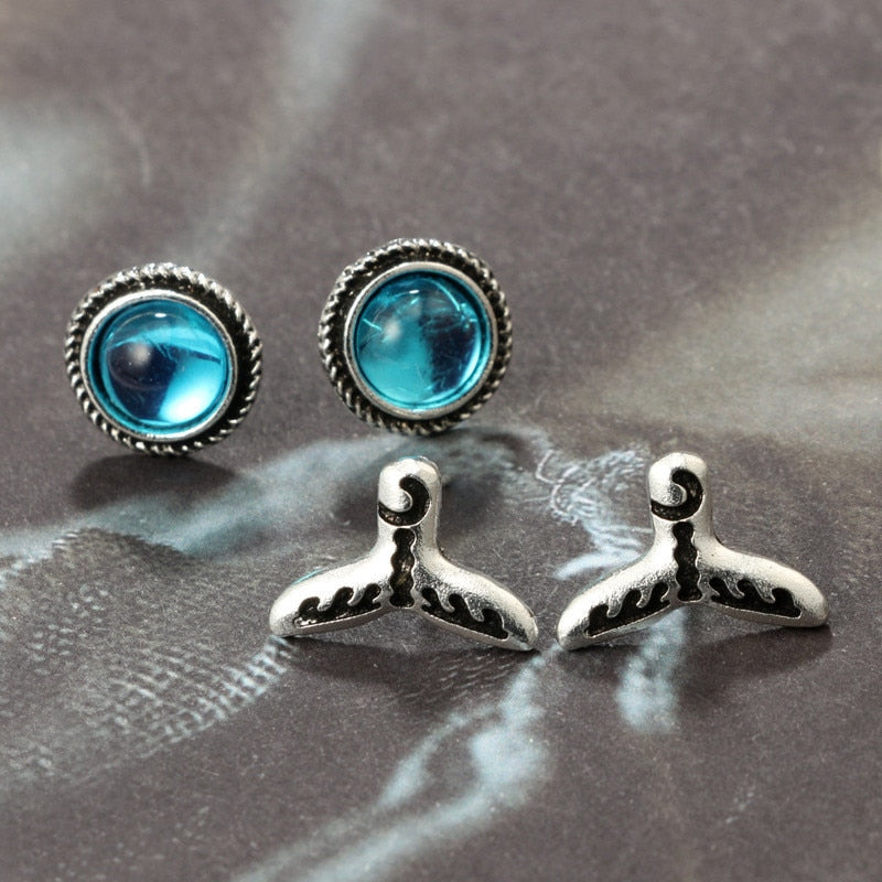 Sea Earring Jewelry 6 pairs