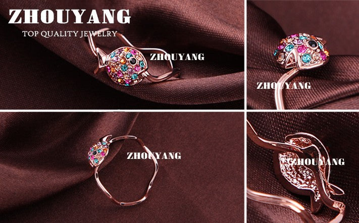 Little Fish Rose Gold Color Ring