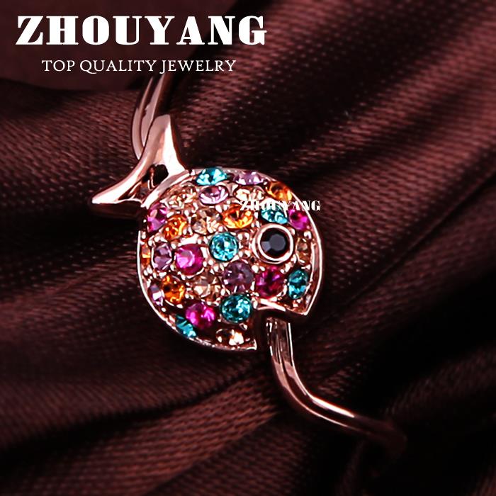 Little Fish Rose Gold Color Ring