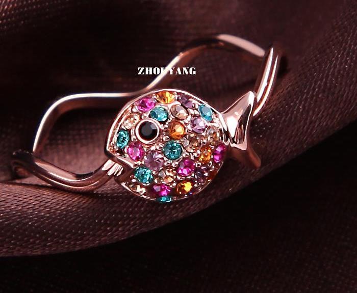 Little Fish Rose Gold Color Ring