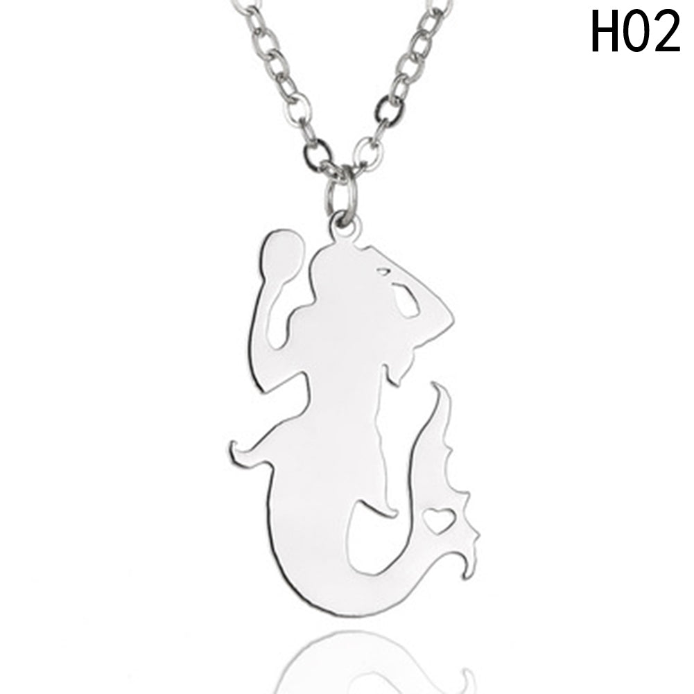 Stainless Steel Mermaid Necklace