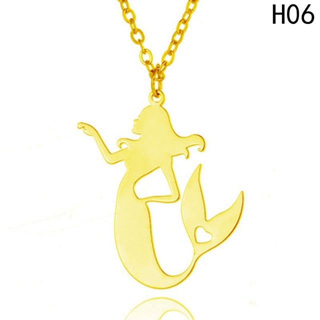 Stainless Steel Mermaid Necklace