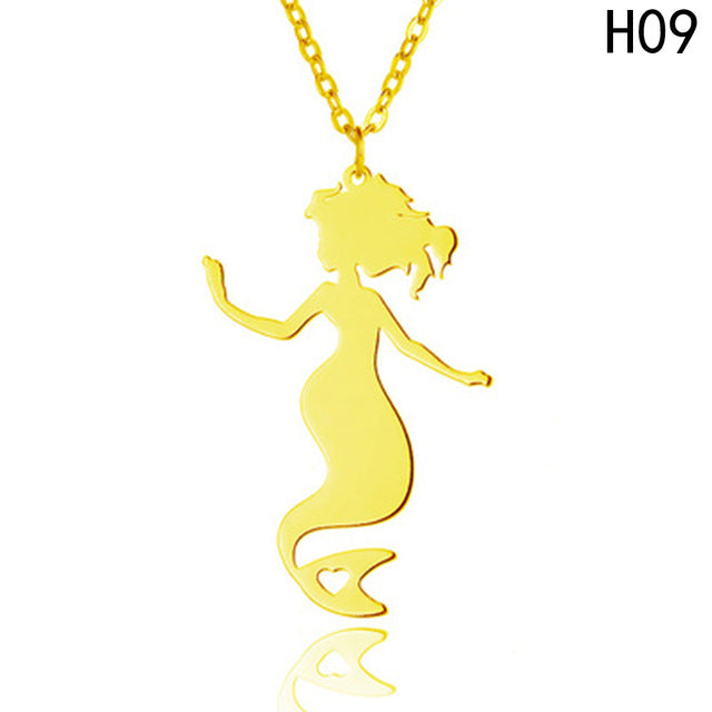 Stainless Steel Mermaid Necklace