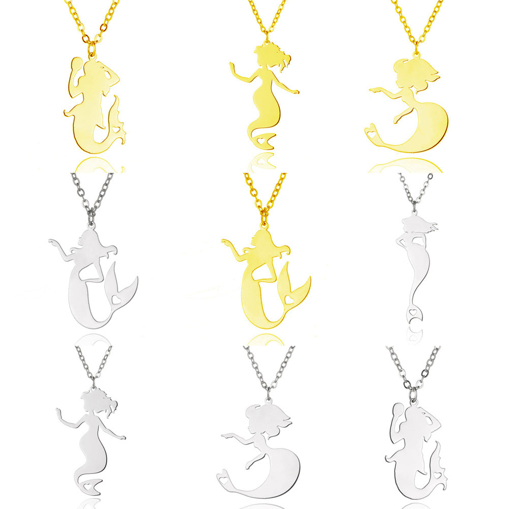 Stainless Steel Mermaid Necklace