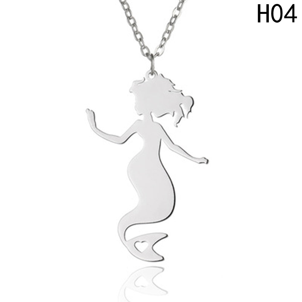 Stainless Steel Mermaid Necklace