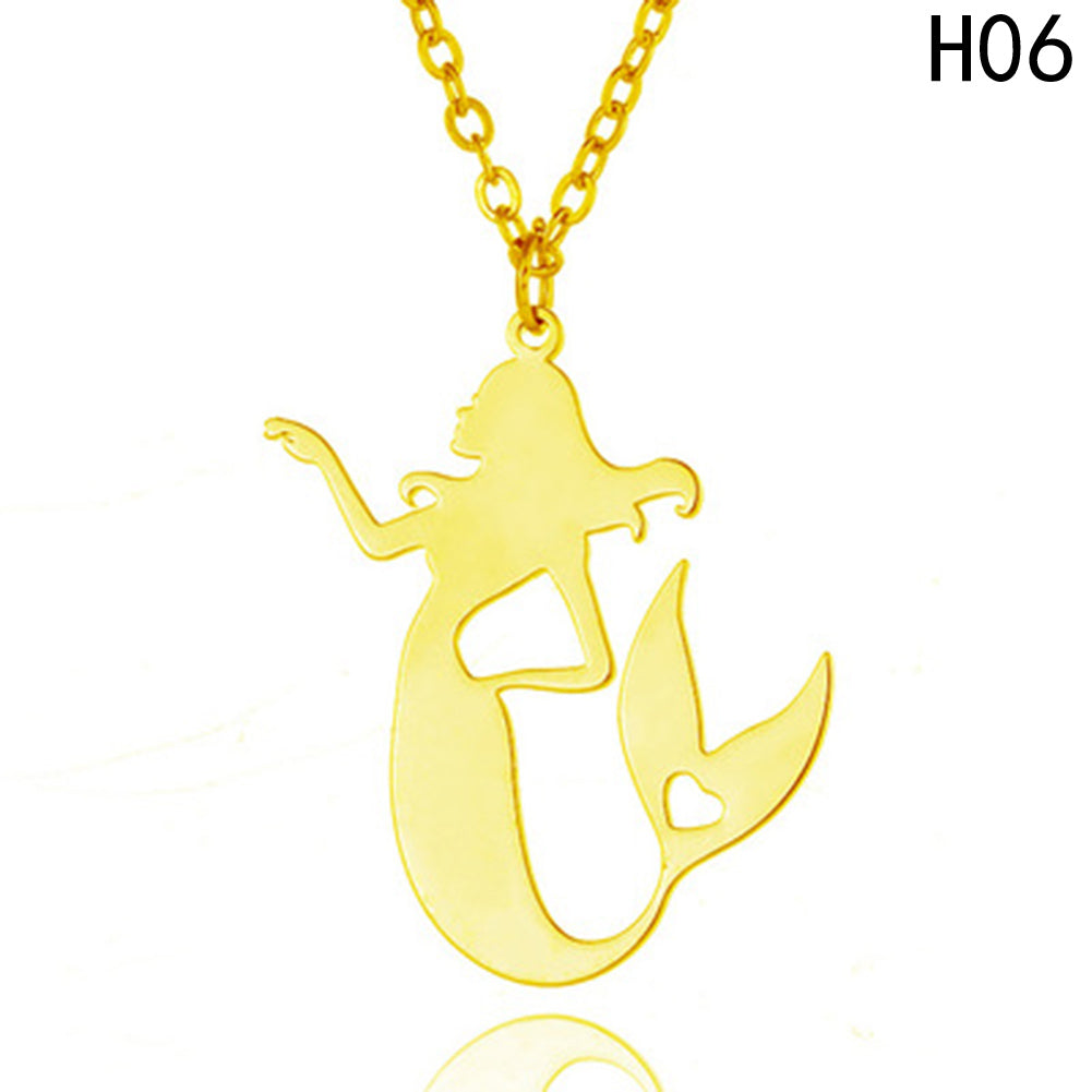 Stainless Steel Mermaid Necklace