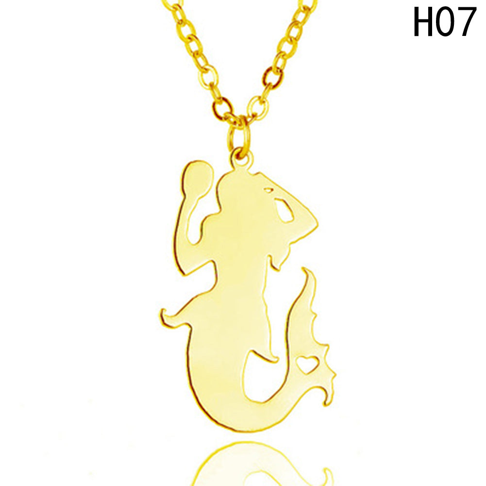 Stainless Steel Mermaid Necklace