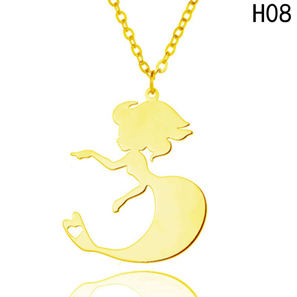 Stainless Steel Mermaid Necklace