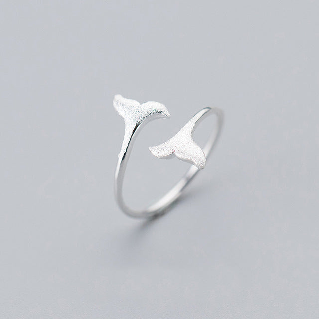925 Sterling Silver Mermaid Tail Rings