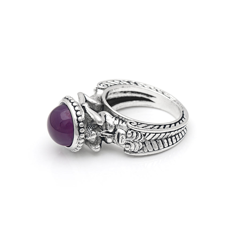 Romantic Mermaids Purple Cubic Zirconia Ring