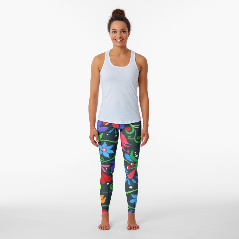 Acquarelli Fiori IV Leggins