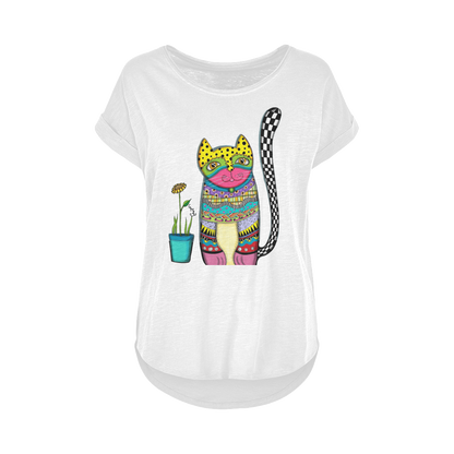 MISUK Women's Long Slub T-Shirt XS-5XL