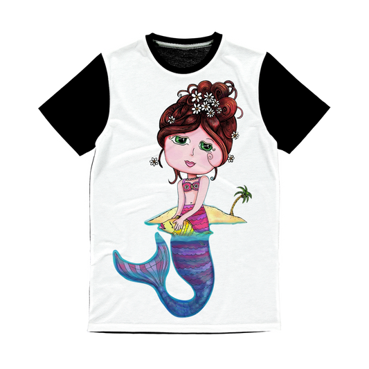 ANDREA SIRENA Classic Sublimation Panel T-Shirt
