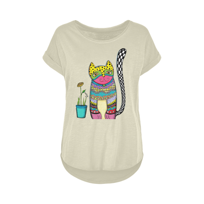 MISUK Women's Long Slub T-Shirt XS-5XL