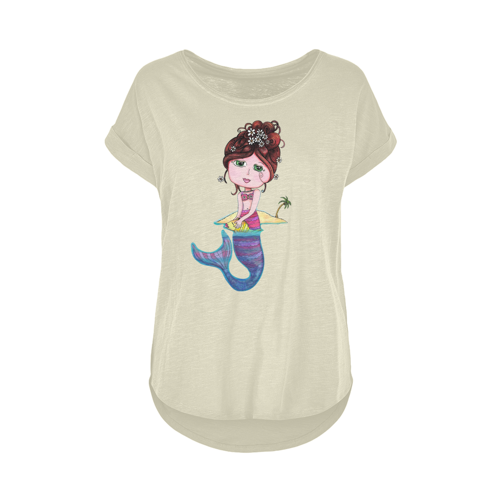 ANDREA SIRENA Women's Long Slub T-Shirt XS-5XL