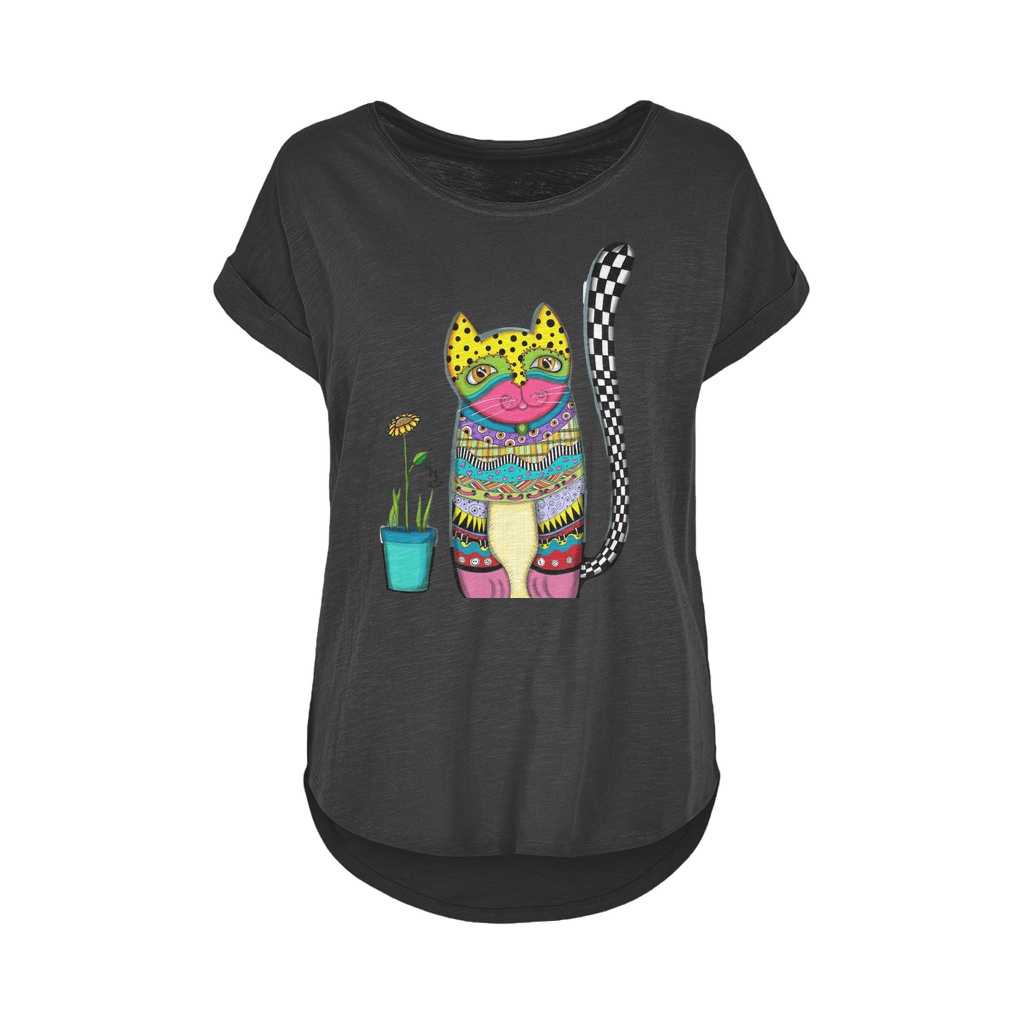 MISUK Women's Long Slub T-Shirt XS-5XL