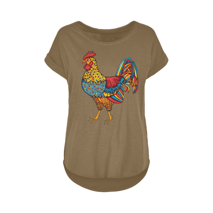 GALLO Women's Long Slub T-Shirt XS-5XL