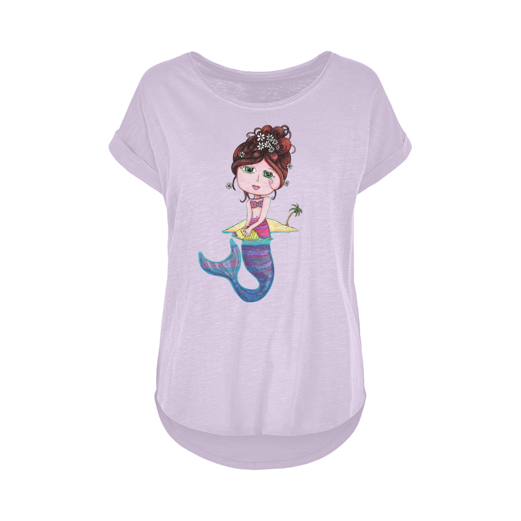 ANDREA SIRENA Women's Long Slub T-Shirt XS-5XL