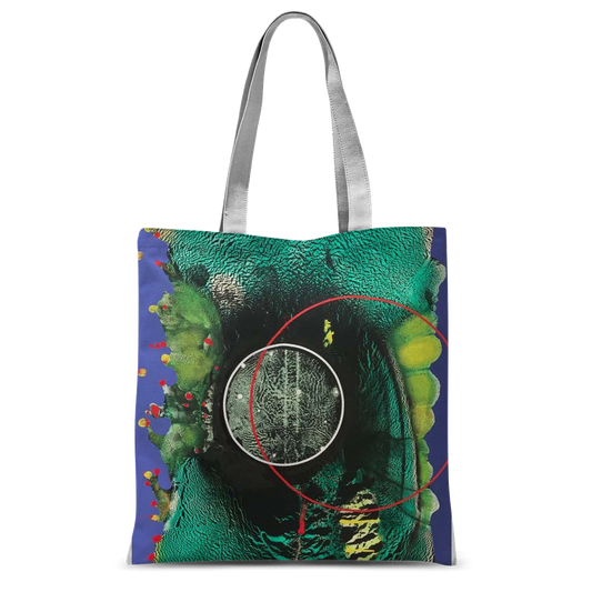 COMPOSICION MICROSCOPICA EN VERDE Y AZUL Classic Sublimation Tote Bag