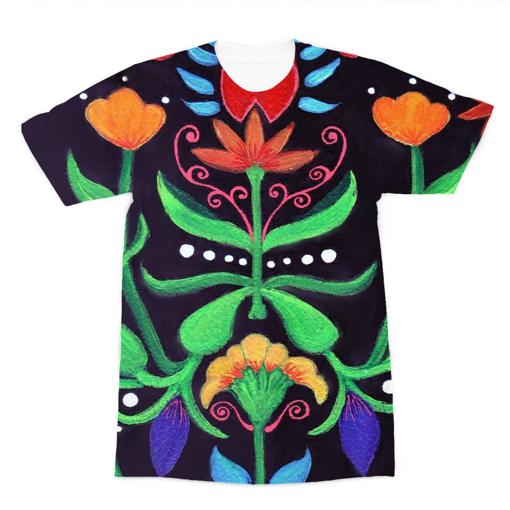 Fiori 1 Premium Sublimation Adult T-Shirt