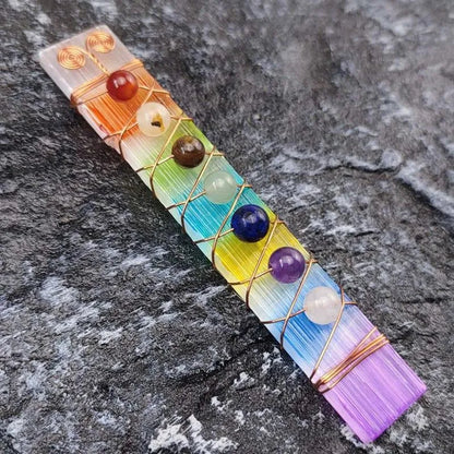 7 Chakra Colorful Square Bar Stone