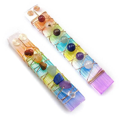 7 Chakra Colorful Square Bar Stone