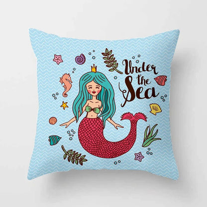 Cartoon Mermaid Pillowcase