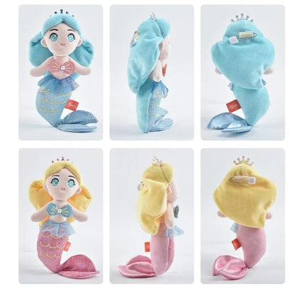 16.5CM Mermaid Plush Keychain,