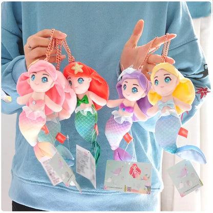 16.5CM Mermaid Plush Keychain,