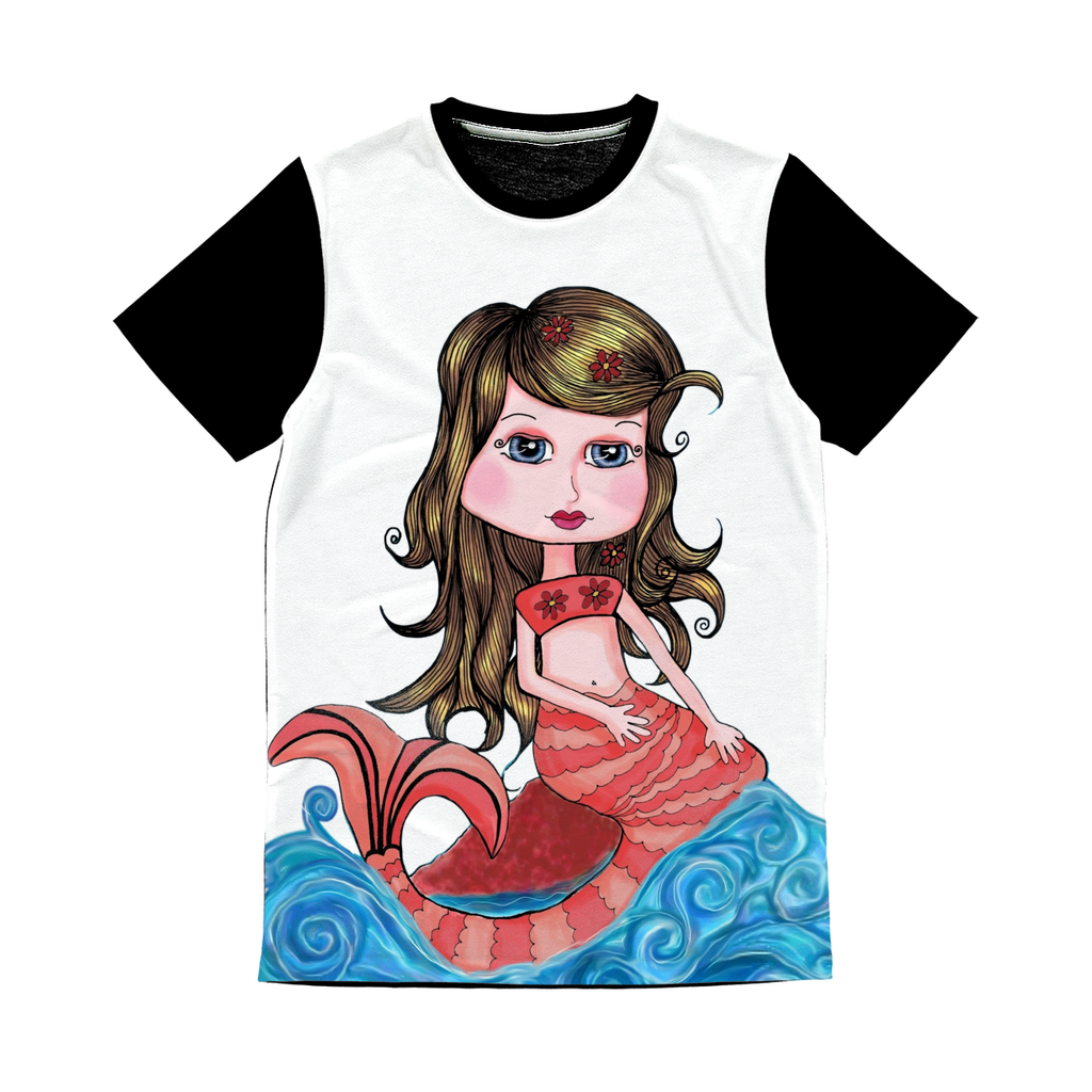 CORAL SIRENA Classic Sublimation Panel T-Shirt