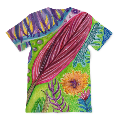 Acquerelli Fiori 1 Premium Sublimation Adult T-Shirt