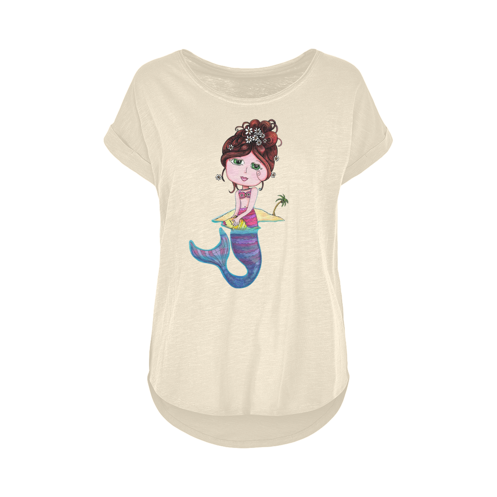 ANDREA SIRENA Women's Long Slub T-Shirt XS-5XL