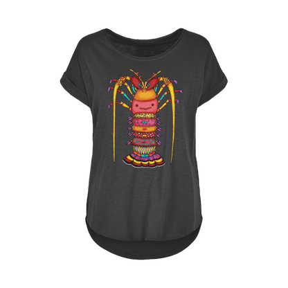 LANGOSTA Women's Long Slub T-Shirt XS-5XL